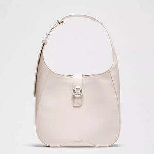 NWT Lululemon Shoulder Bag Leather Alternative Dust & Gift Bag Cashew MSRP $228